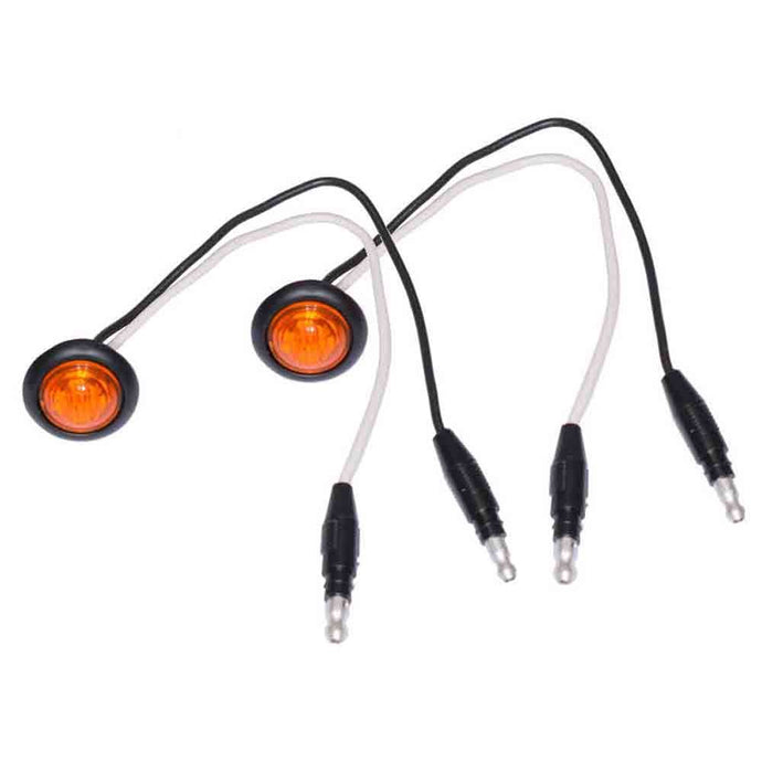 Pair - Amber LED Marker/ Clearance Lights, 0.75