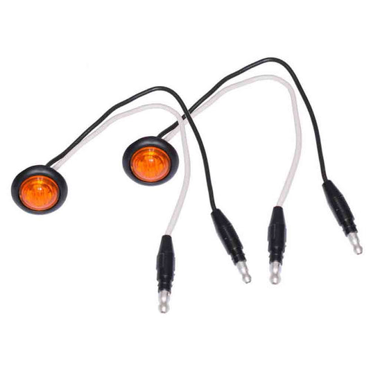 Pair - Amber LED Marker/ Clearance Lights, 0.75
