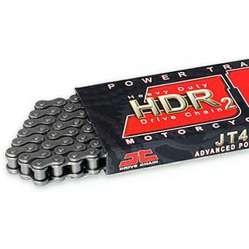 JT Sprockets HDR Heavy Duty Black Steel Spring/Clip Link Chain 428-122