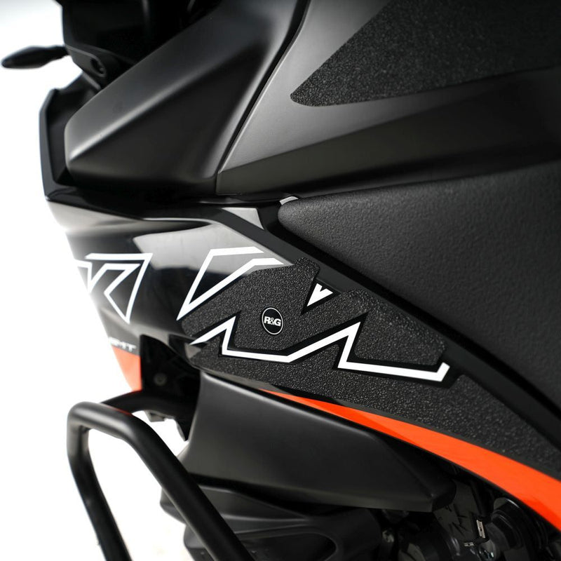 Load image into Gallery viewer, R&amp;G Racing Black Tank Traction Grips For 2023-2024 KTM 890 SMT EZRG518BL
