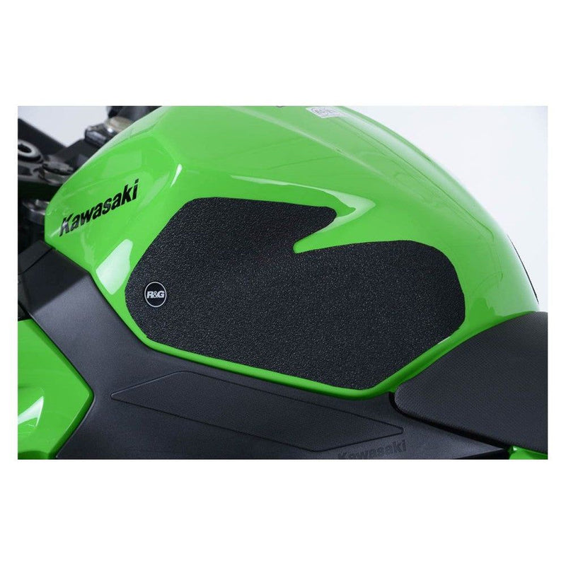 Load image into Gallery viewer, R&amp;G Racing Black Tank Traction Grips For 2018-2020 Kawasaki Ninja 250
