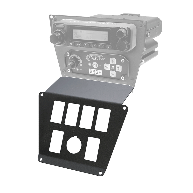 Load image into Gallery viewer, Rugged Radios Lower Accessory Panel for Polaris Polaris RZR PRO XP, RZR Turbo R, and RZR PRO R Dash Mount Radio and Intercom
