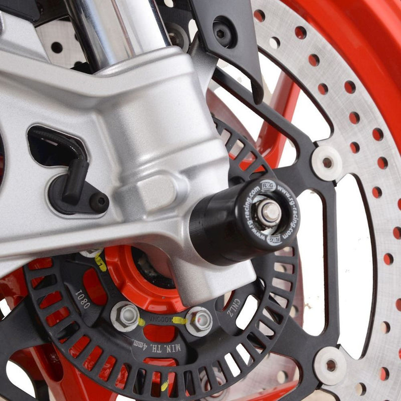 Load image into Gallery viewer, R&amp;G Racing Black Fork Protectors For 2021-2024 Aprilia RS660
