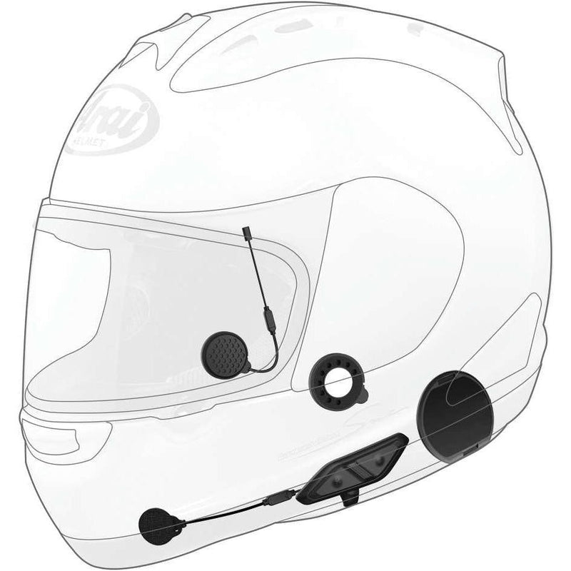 Load image into Gallery viewer, SENA 10U Bluetooth Comm System w/ Handlebar Remote For Arai Full-Face Helmets
