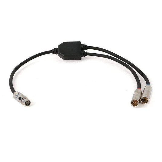 Rugged Radios Dual AUX Port Splitter Cable for Intercoms SPLITTER-6P-2-6P