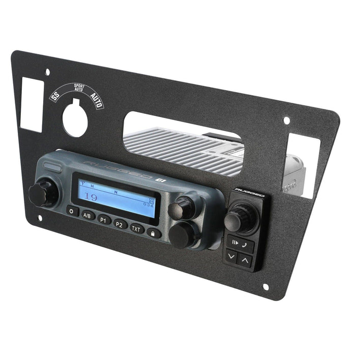 Rugged Radios 2024 Yamaha YXZ Mount for M1 / G1 / RM60 / GMR45 Mobile Radio and 696 Rocker Intercom IK-RM-YXZ