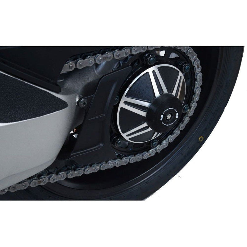 Load image into Gallery viewer, R&amp;G Racing Black Spindle Blanking Plate Kit For 2018-2019 Honda CB1000R PLUS
