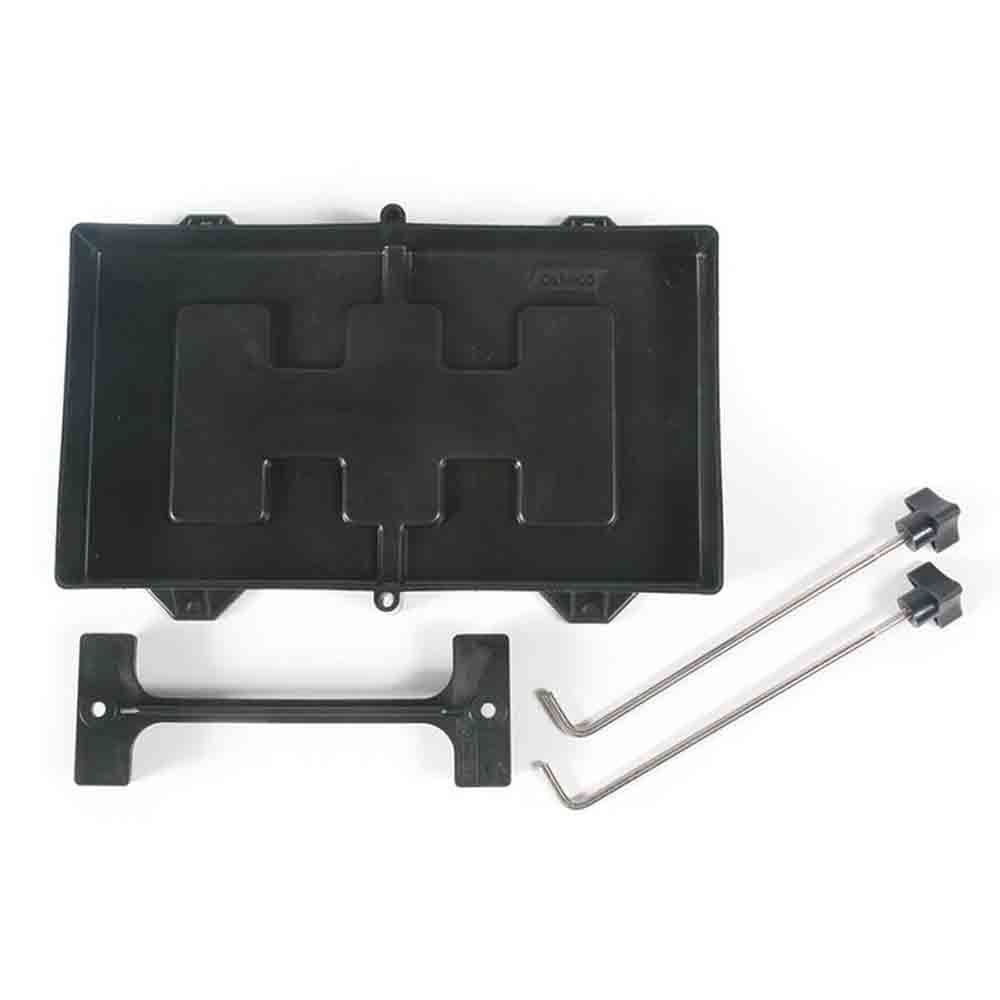 Battery Tray, Large - Group 27 , 30 and 31 Style fit Automotive, RV and Marine Batteries