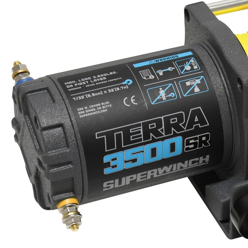 Load image into Gallery viewer, Superwinch Terra 3500SR 12V Synthetic Rope Winch
