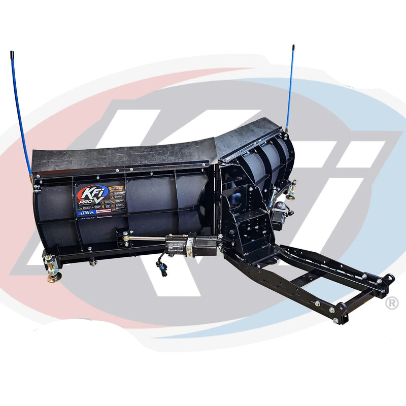 Load image into Gallery viewer, KFI Pro-V 80&quot; UTV Plow System w/ Hydraulic Actuators
