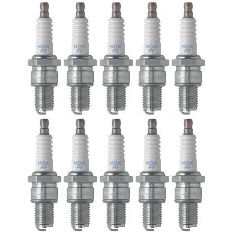 Set 10 NGK Standard Spark Plugs for Polaris XPLORER 1997-1994 Engine 300cc