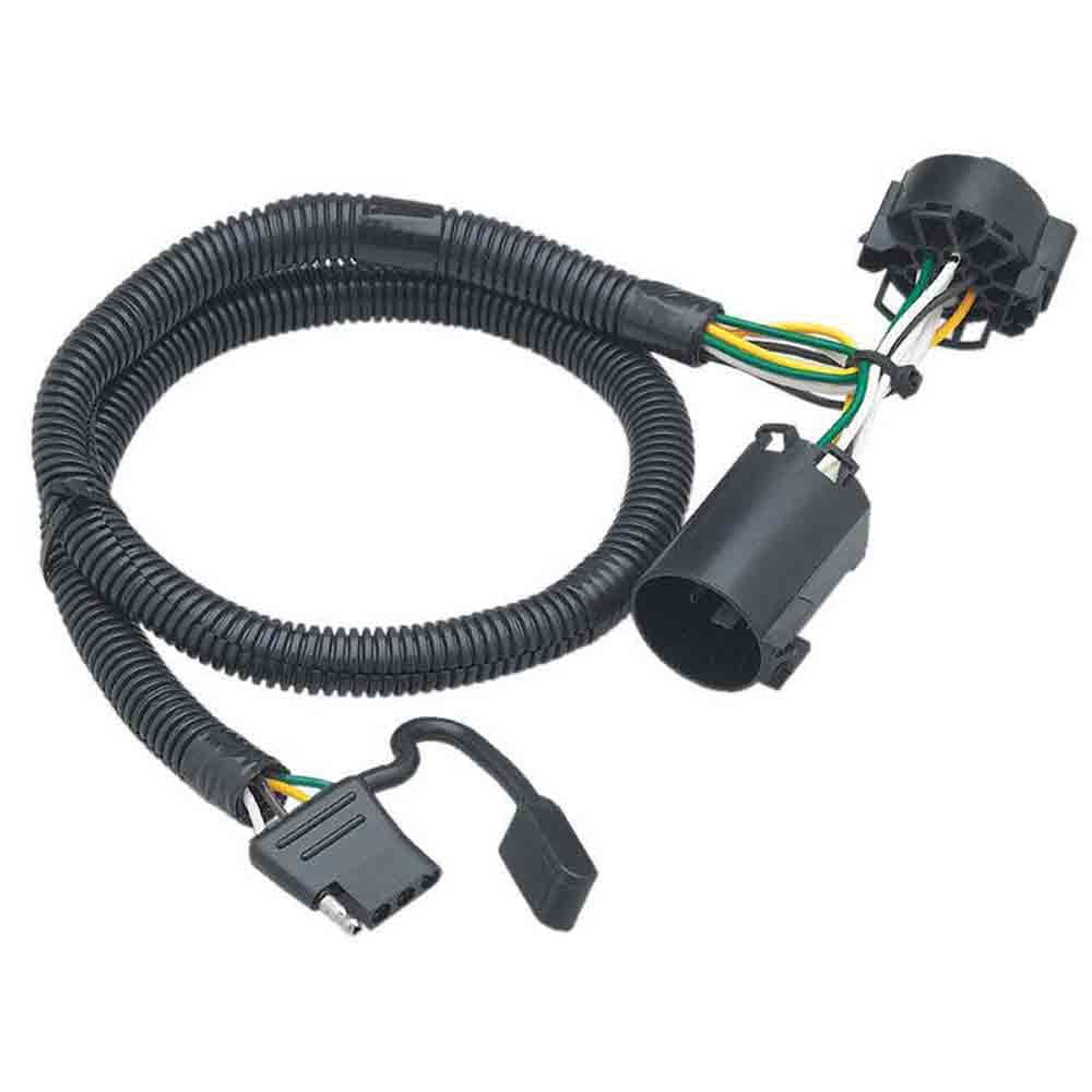 T-One T-Connector Harness, 4-Way Flat (Requires Factory 7-Way Harness) fits Various Models
