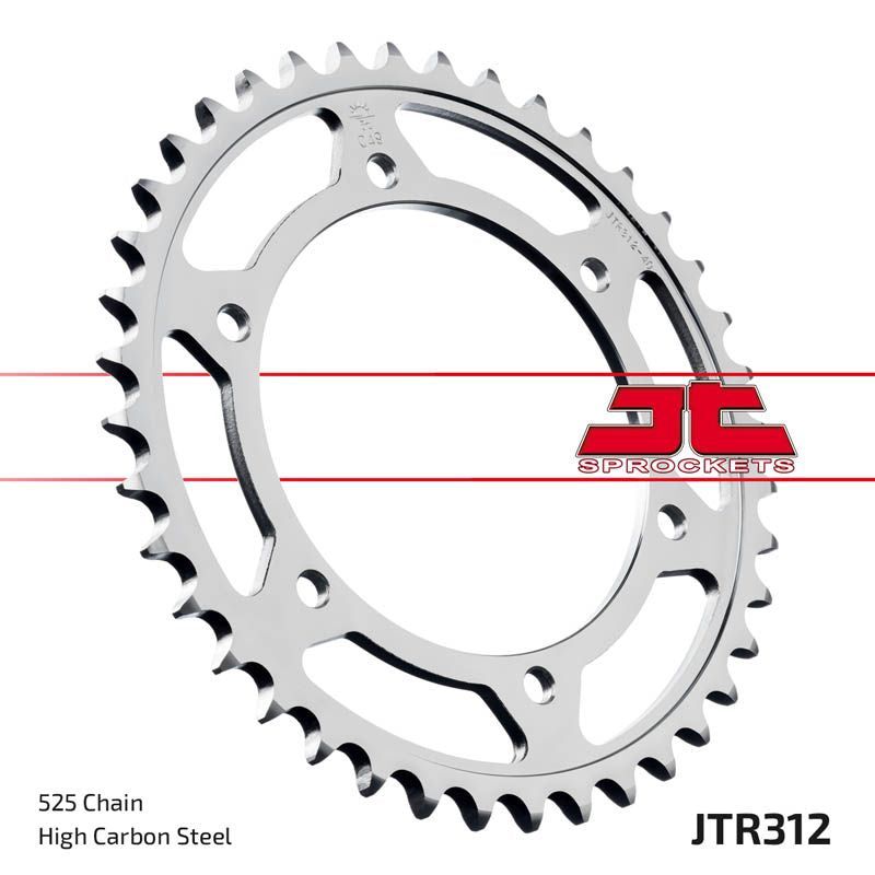 Load image into Gallery viewer, JT Sprockets Rear Steel Sprocket 40 Tooth 40T 525 Chain JTR312.40

