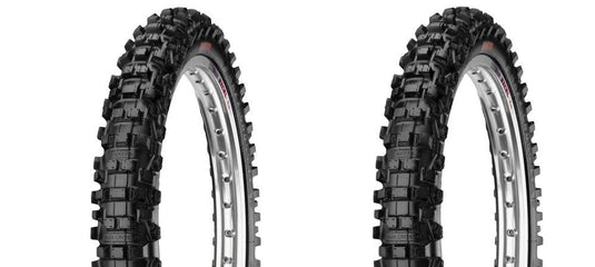 Pair of Maxxis Maxxcross IT M7304 Bias Dirt Bike Tires Front 2.50-10 (2)