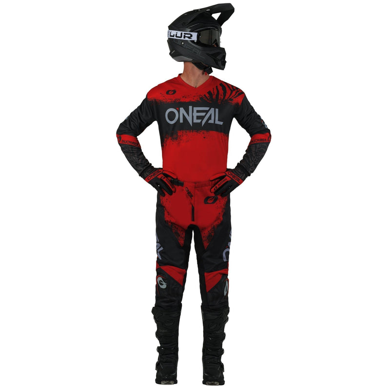 Load image into Gallery viewer, Motocross Jersey 242 O&#39;Neal Element Shocker Black / Red Motocross Jersey
