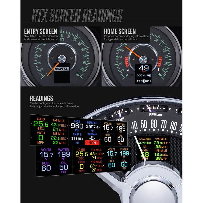 Load image into Gallery viewer, Dakota Digital 67-68 Ford Mustang Customizable Analog Gauge System RTX-67F-MUS-X
