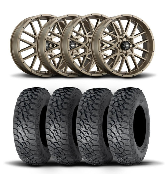 ITP Hurricane 15" Bronze Wheels And Tenacity Tires [32x10R-15]