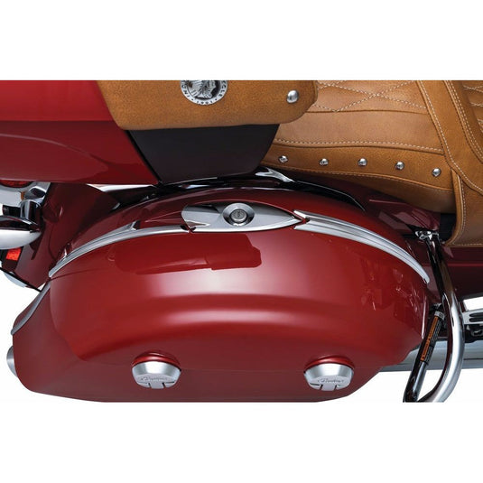 Kuryakyn Chrome Saddlebag Top Trim Accent Dress Up Indian Springfield Chieftain