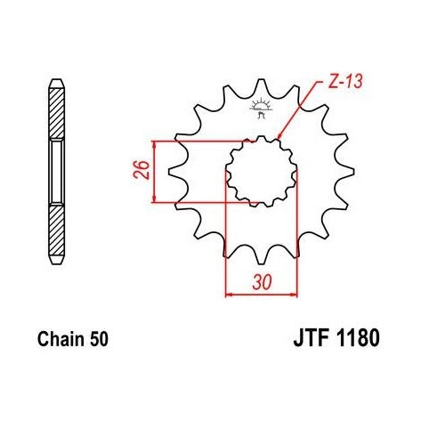 Load image into Gallery viewer, Steel Front Sprocket 15T for Street HONDA CB125TT 1990
