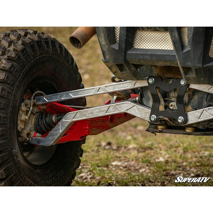 SuperATV Polaris RZR XP Turbo High Clearance Billet Aluminum Radius Arms RA-P-RZRT-B-HC
