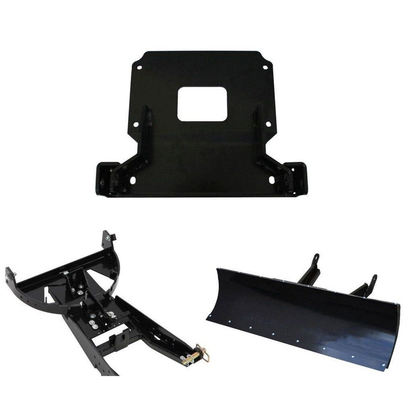 Load image into Gallery viewer, Denali Black UTV Snow Plow Kit For Polaris Ranger XP 1000 NorthStar Premium 2019-2020
