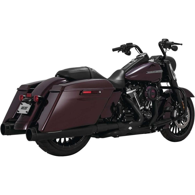 Load image into Gallery viewer, Vance And Hines Torquer 450 Slip On Exhaust 4.5in Black With Fuelpak FP4
