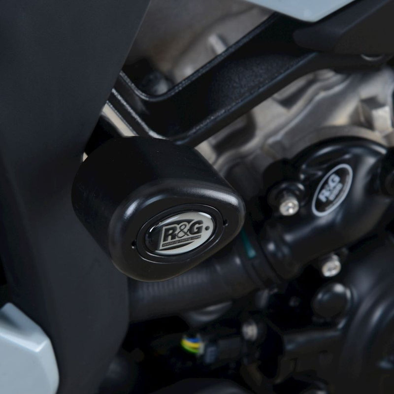 Load image into Gallery viewer, R&amp;G Racing White Aero Style Crash Protection Bobbins For 2020-2023 BMW S1000XR
