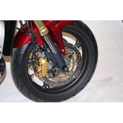 Load image into Gallery viewer, R&amp;G Racing Black Fork Protectors For 2006-2007 Honda CB600F 599 Hornet
