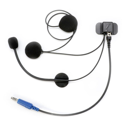 Rugged Radios UNIVERSAL Wired Helmet Kit with Alpha Audio Speakers & Mic HK-UNI