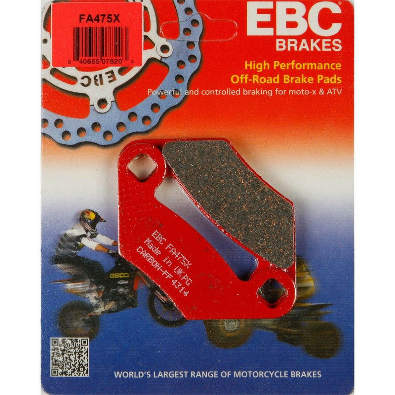 Load image into Gallery viewer, EBC 1 Pair Performance X-Series Carbon Brake Pads MPN FA475X
