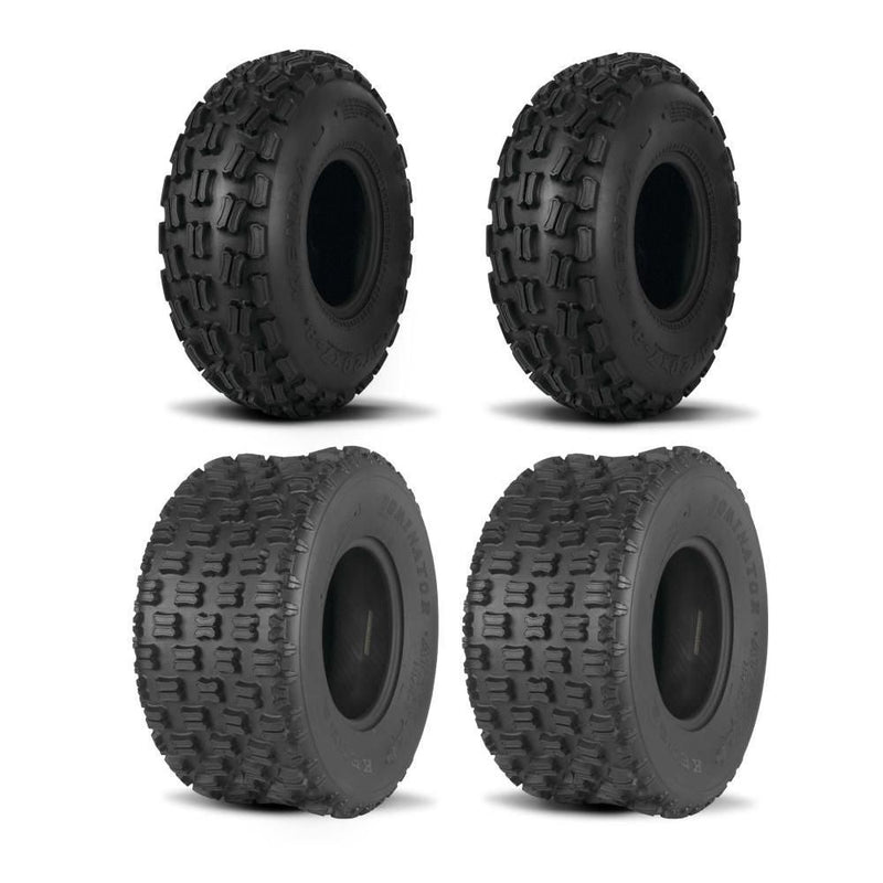 Load image into Gallery viewer, Kenda Set of Two K300 Dominator Tires (4 Ply) [20x7-8] And Two (4 Ply) [22x11-8] Tires
