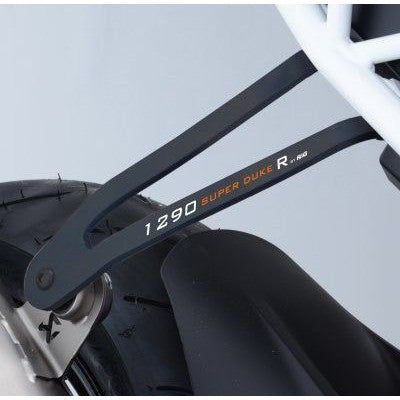 Load image into Gallery viewer, R&amp;G Racing Black Exhaust Hanger For 2014-2016 KTM 1290 Super Duke R EH0059BK

