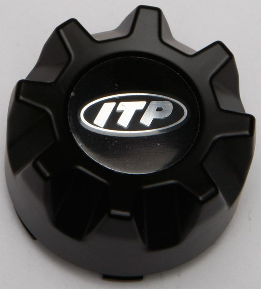 ITP Cast Aluminum Wheel Center Cap Black 4/110 4/115 4/137 4/156 C110ITP