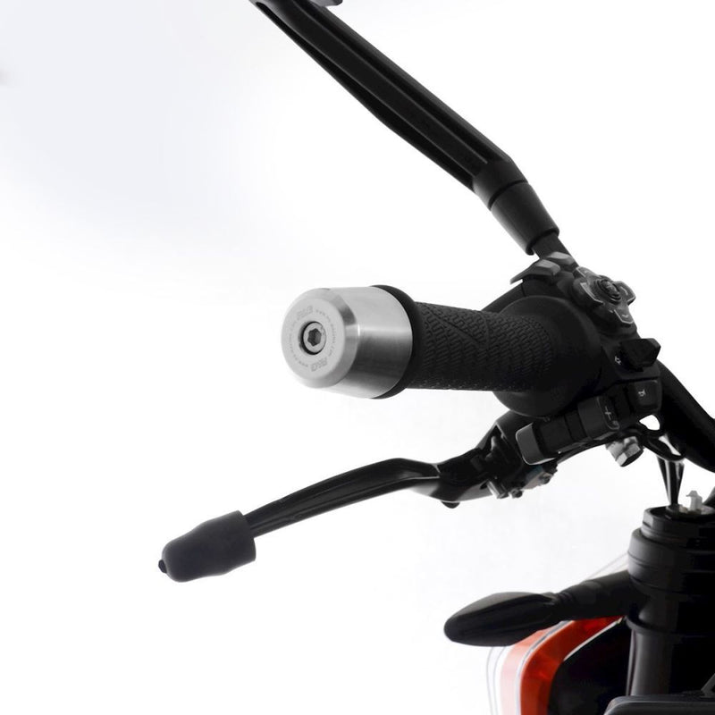 Load image into Gallery viewer, R&amp;G Racing Stainless Steel Bar Ends For 2018-2019 Husqvarna SVARTPILEN 401
