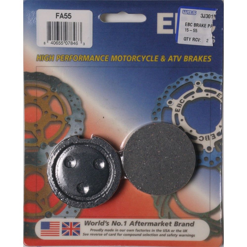 EBC 1 Pair Premium SFA Organic OE Replacement Brake Pads MPN FA55