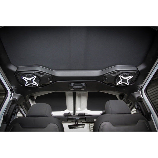 SSV Works Overhead 6.5" Speaker Adapters With RCA Harness And AUX/USB Add-On
