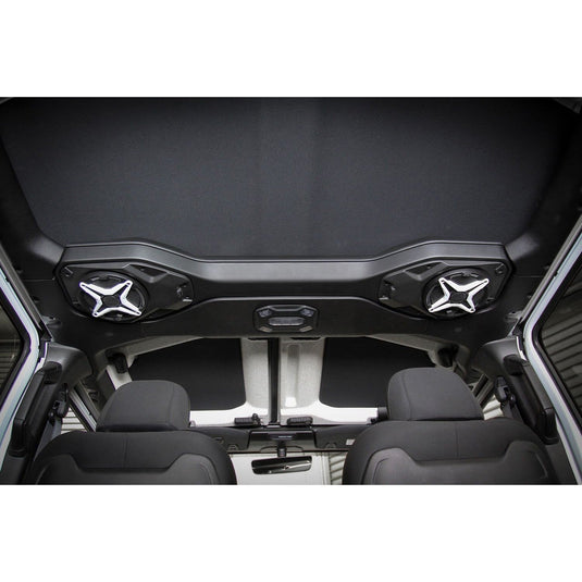 SSV Works Overhead 6.5" Speaker Adapters With RCA Harness And AUX/USB Add-On