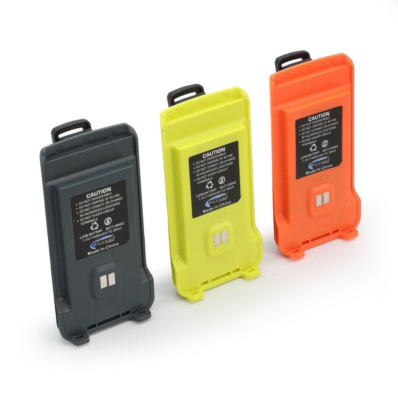 Load image into Gallery viewer, Rugged Radios GMR2 Replacement Battery with 12v Charge Port and Belt Clip
