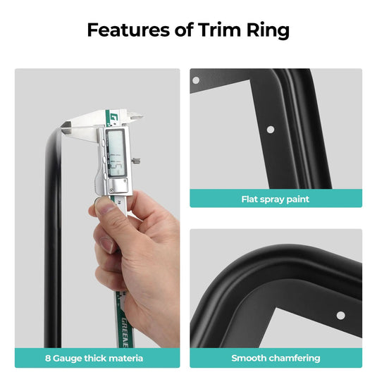 FOGATTI RV Water Heater Door Trim Ring. Only for FOGATTI 15 x 15-inch Water Heater Door