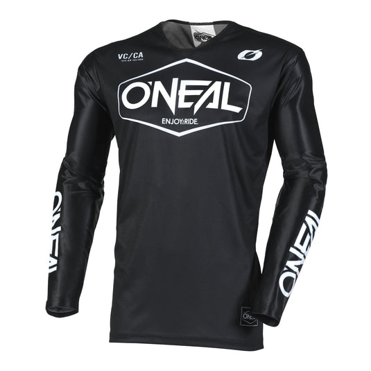 Motocross Jersey 242 O'Neal Mayhem Hexx Black / White Motocross Jersey