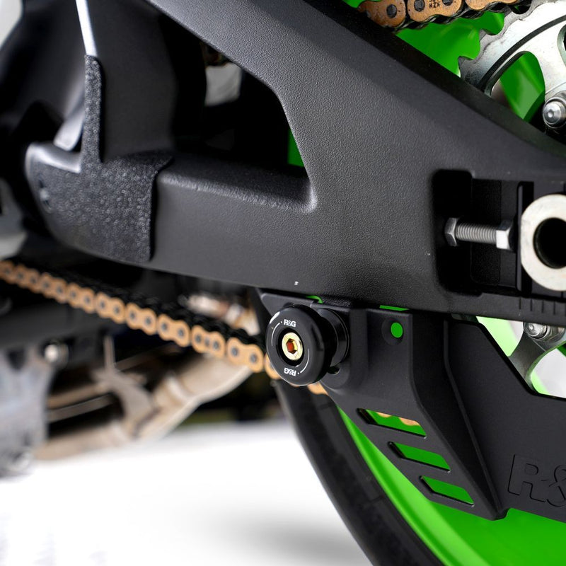 Load image into Gallery viewer, R&amp;G Racing White Cotton Reels For 2016-2019 Kawasaki Ninja ZX10R ZX1000
