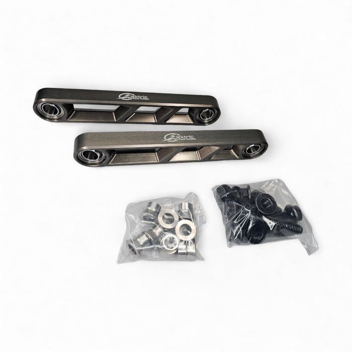 Load image into Gallery viewer, Elektric Offroad Volt Series Ultra Heavy Duty Gun Metal Gray Rear Billet Sway Bar Links For Can-Am Maverick X3 2017-2024

