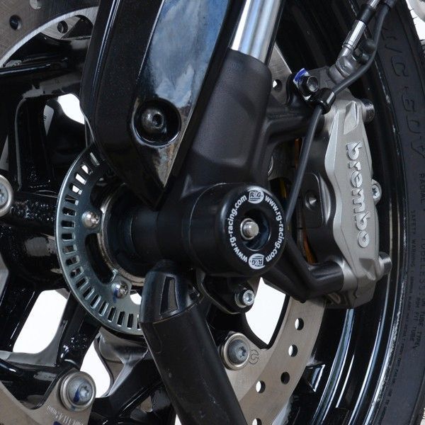 Load image into Gallery viewer, R&amp;G Racing Black Fork Protectors For 2019-2024 Indian Motorcycles FTR1200
