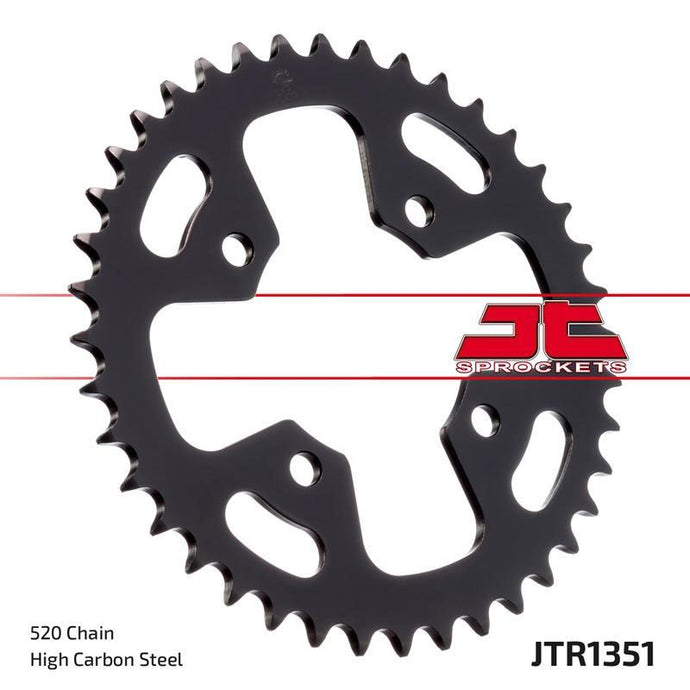 JT Sprockets Rear Steel Sprocket 40 Tooth 40T 520 Chain JTR1351.40