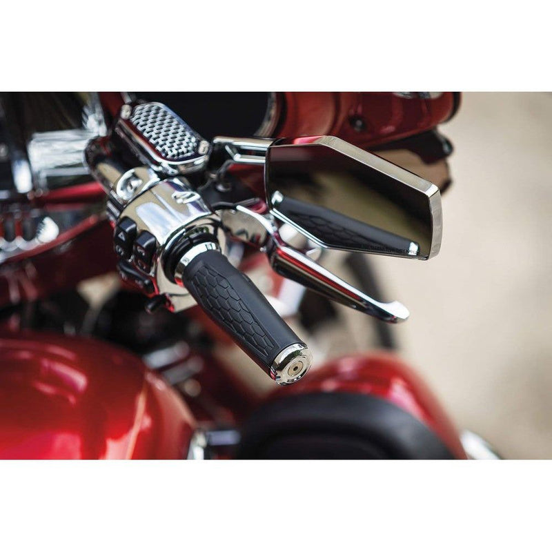 Load image into Gallery viewer, Kuryakyn Hex Grips for V-Twin TBW Chrome

