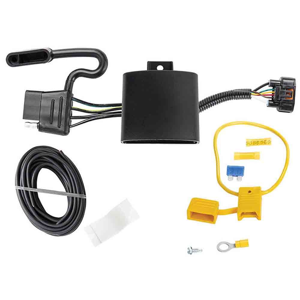 T-One T-Connector Harness, 4-Way Flat, w/Circuit Protected ModuLite HD Module fits Select Hyundai & Kia Models