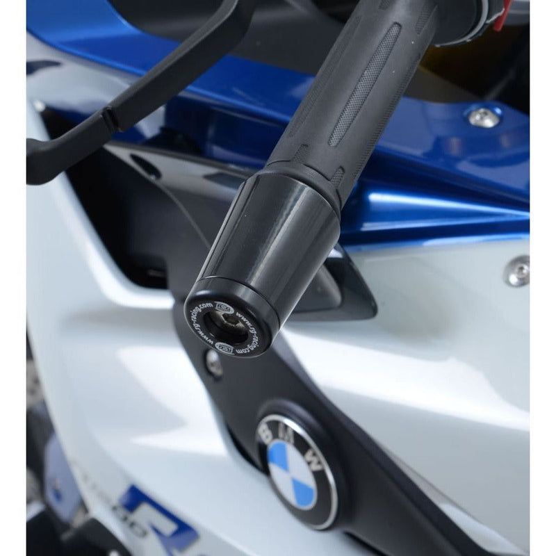 Load image into Gallery viewer, R&amp;G Racing Black Bar End Sliders For 2006-2010 BMW F800S
