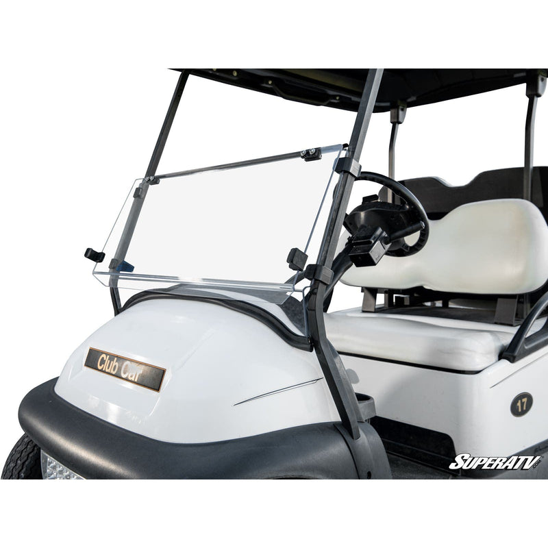 Load image into Gallery viewer, SuperATV Corsa Blue Club Car Precedent Scratch-Resistant Flip Down Windshield FDWS-CC-PRE-70
