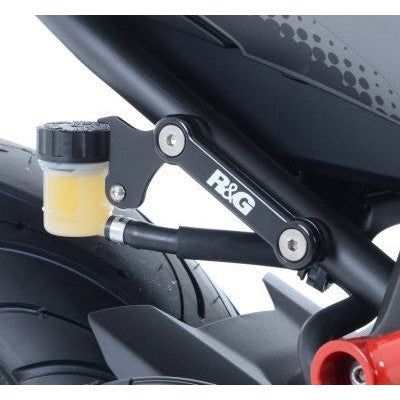R&G Racing Silver Footrest Delete Blanking Plate Kit For 2014-2024 Yamaha MT-07 FZ-07