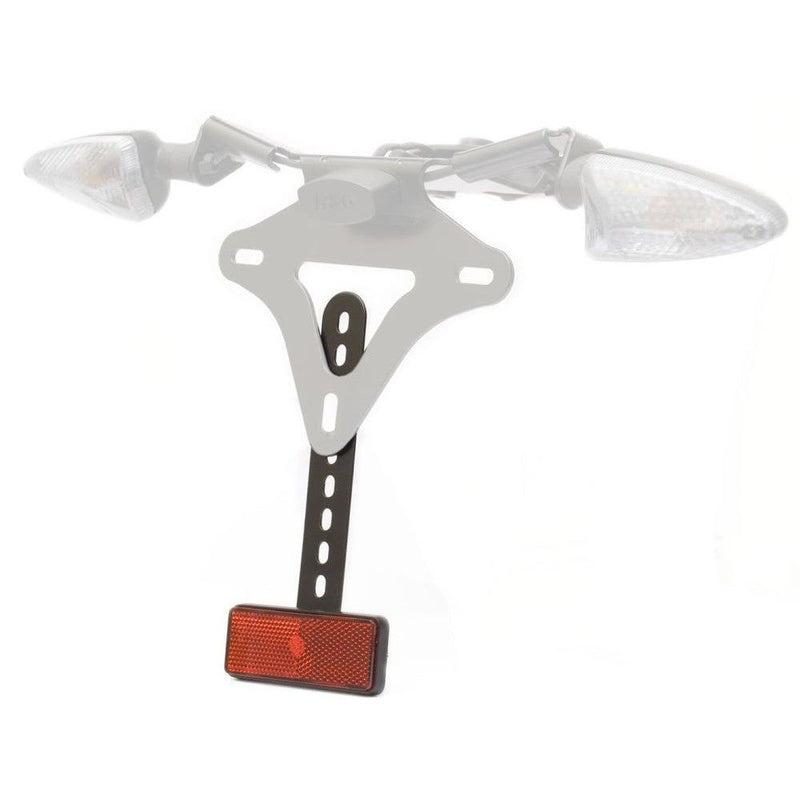 Load image into Gallery viewer, R&amp;G Racing Black Reflector Extender Kit For 2013-2018 Aprilia Caponord 1200
